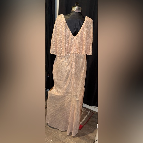 Stunning Gold Sequin Maxi Dress by Giffniseti - Picture 7 of 12